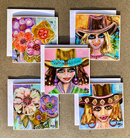 Greeting cards by Em Menzies - A mixed Bunch