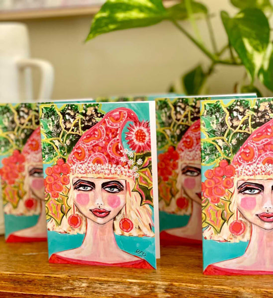 Christmas card pack with envelopes by Dubbo impressionist artist Em Menzies